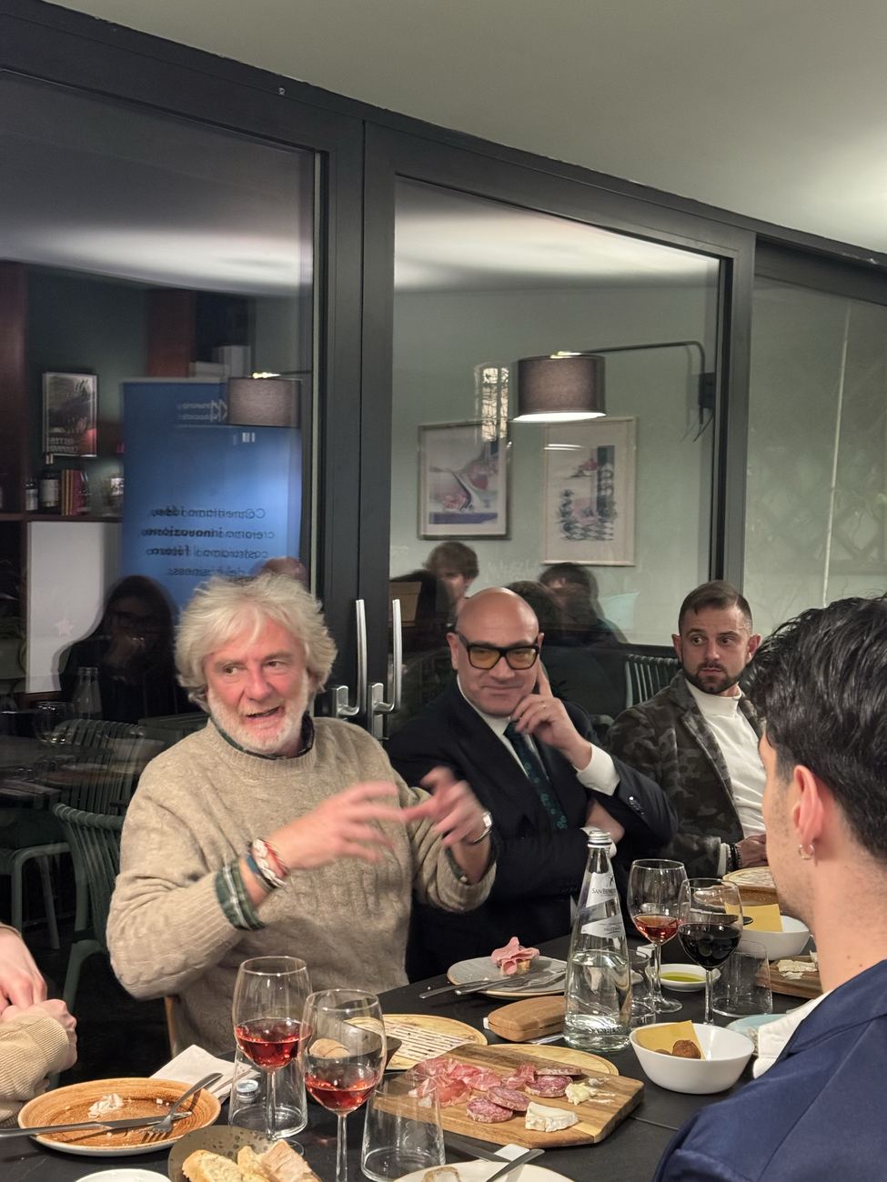 A cena con Ludovico Scortichini